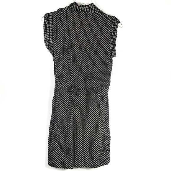 Cotton Candy Wrap Top Black Geometric Dress - Picture 6 of 6
